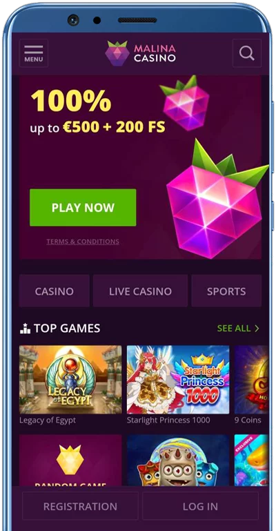 Scommettere Con Malina Casino Mobile